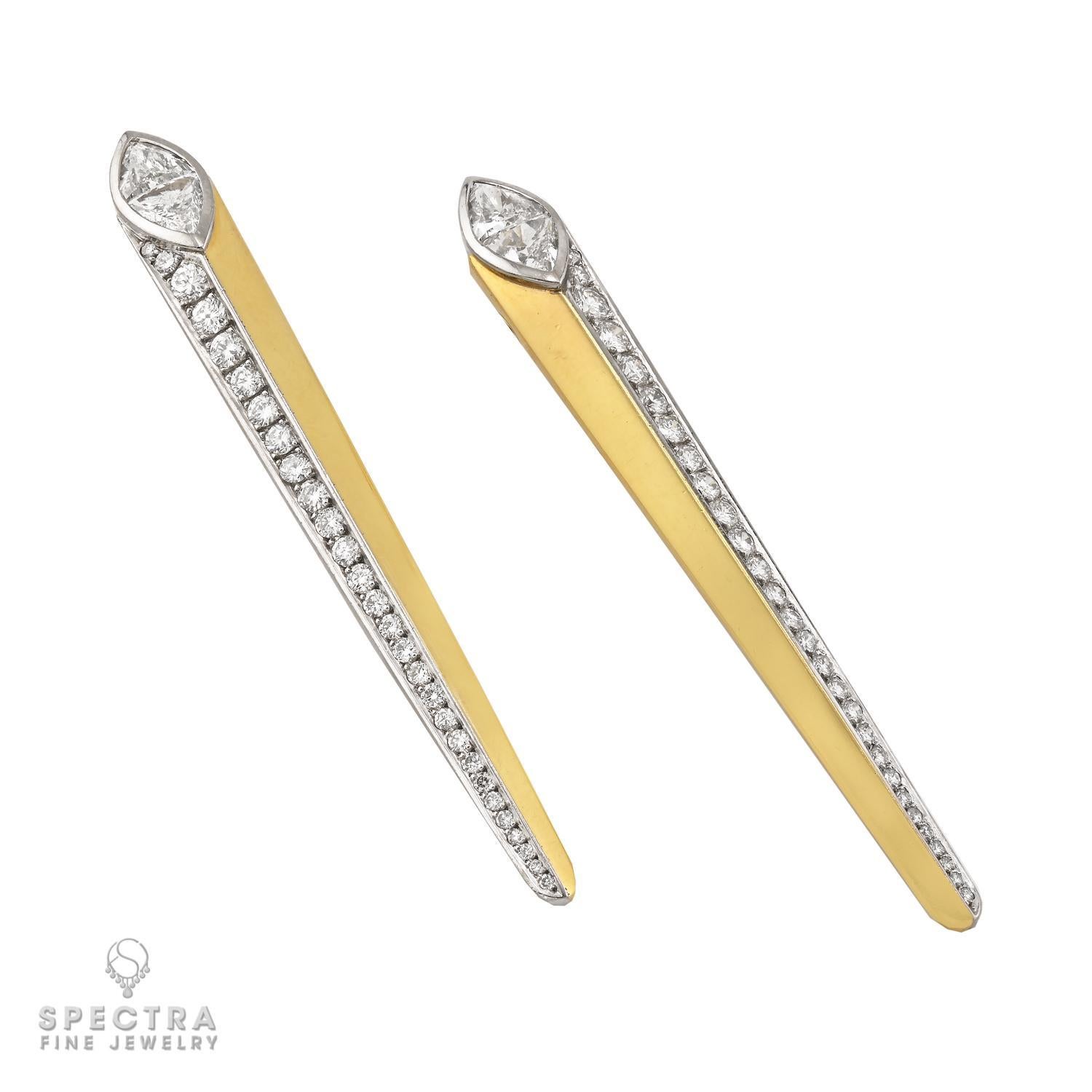 H. Stern Vintage Gold Diamond Demi-Parure Suite, 1950s In Good Condition For Sale In New York, NY