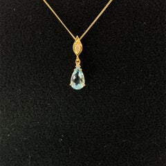 H. Stern Vintage Aquamarine & Diamond Necklace