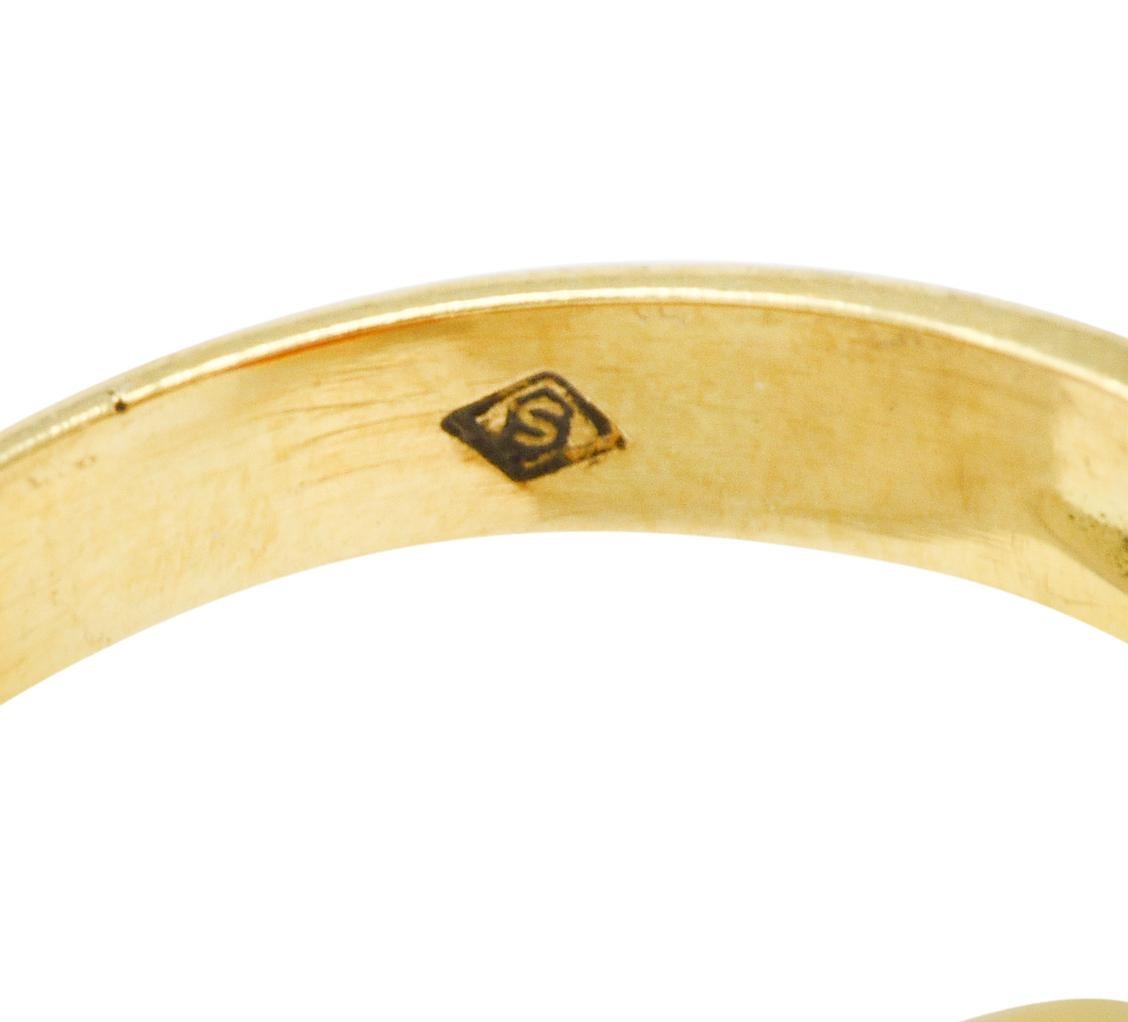 H. Stern Vintage Citrine 18 Karat Gold Gemstone Ring 1