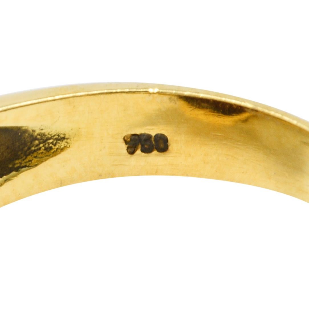 H. Stern Vintage Citrine 18 Karat Gold Gemstone Ring 2