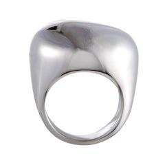 H. Stern White Gold Pebble Ring