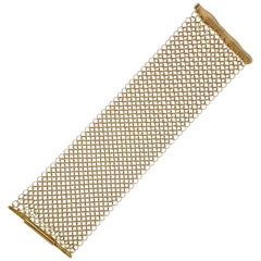 H. Stern Wide Mesh Gold Bracelet