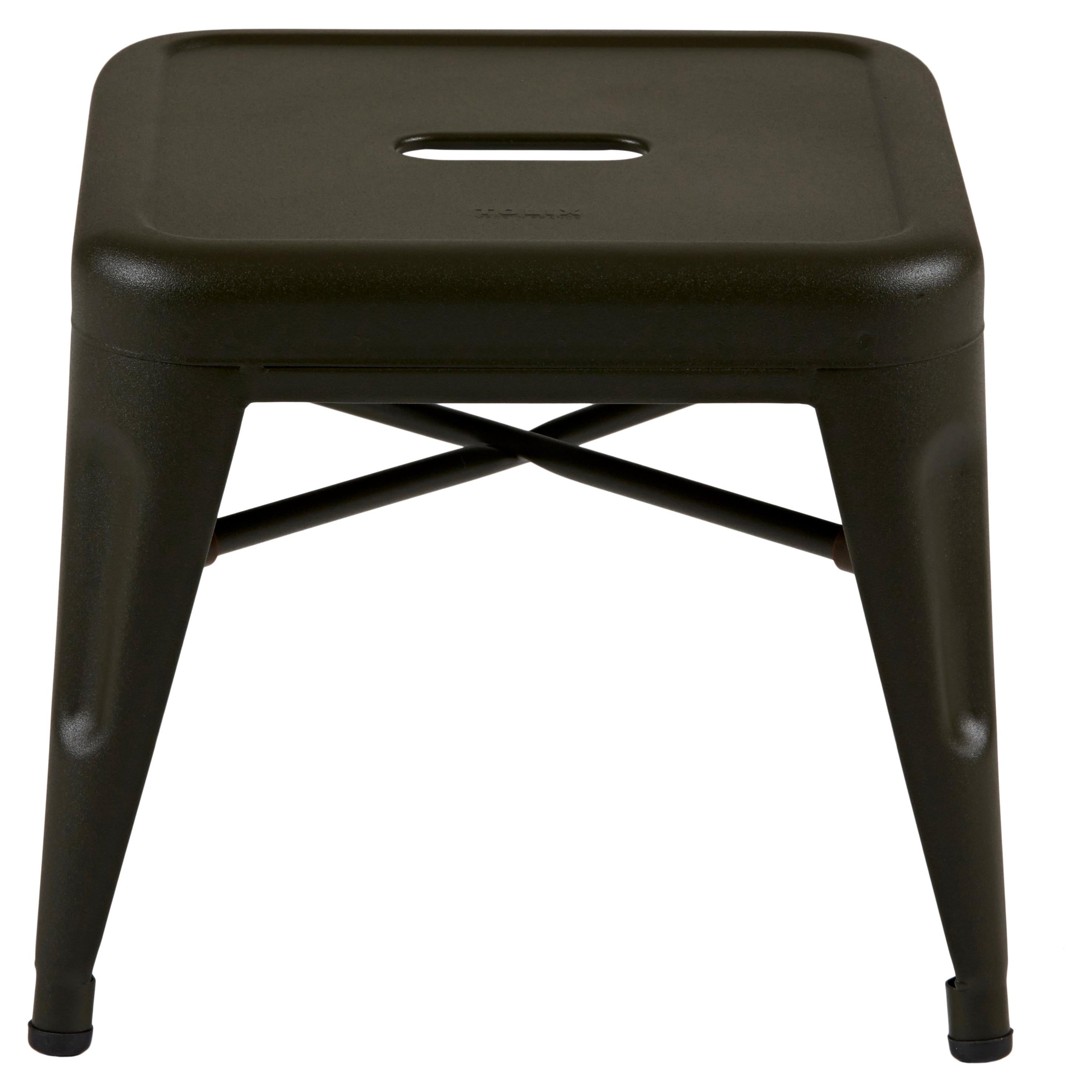 H Stool 30 in Forest Green by Chantal Andriot & Tolix For Sale