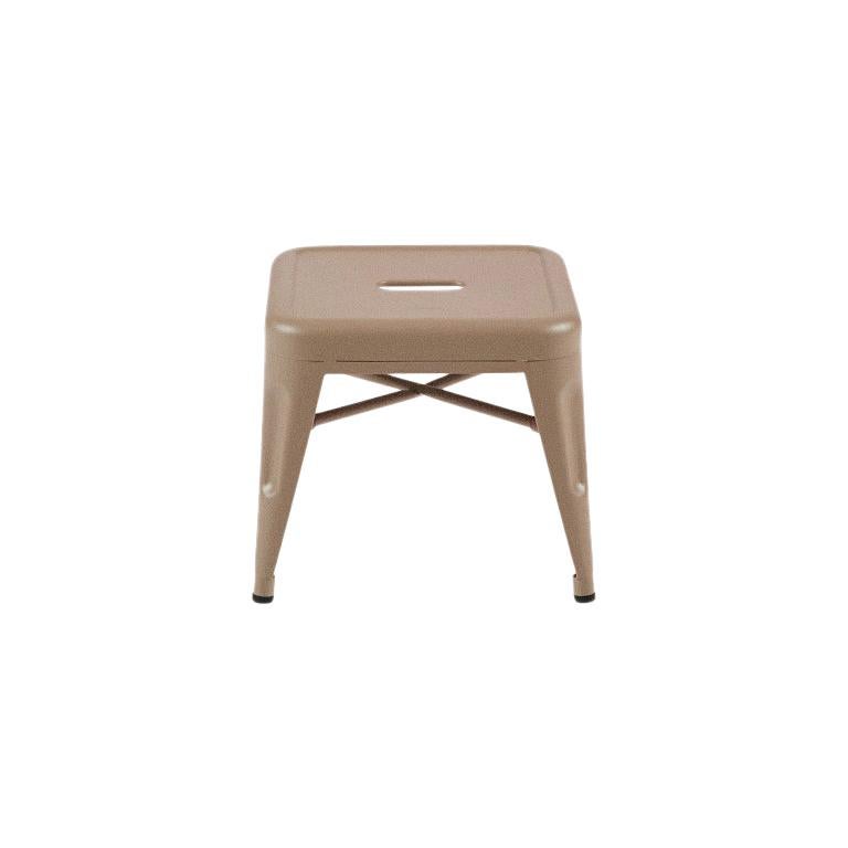 H Stool 30 in Sand by Chantal Andriot and Tolixm, US