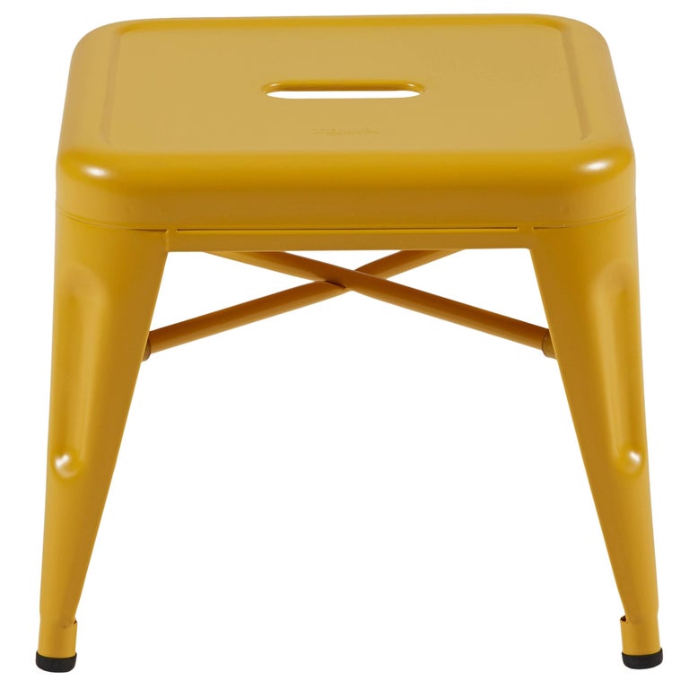 H Stool 30 in Tendance Mustard Yellow by Chantal Andriot and Tolix For