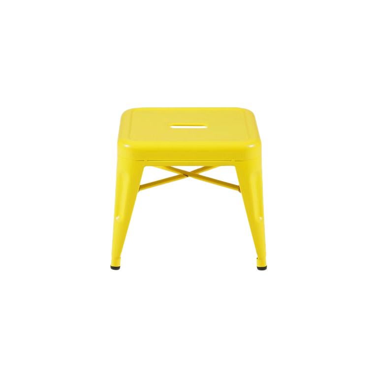 H Stool 30 in Yellow Lemon by Chantal Andriot and Tolix, US For Sale