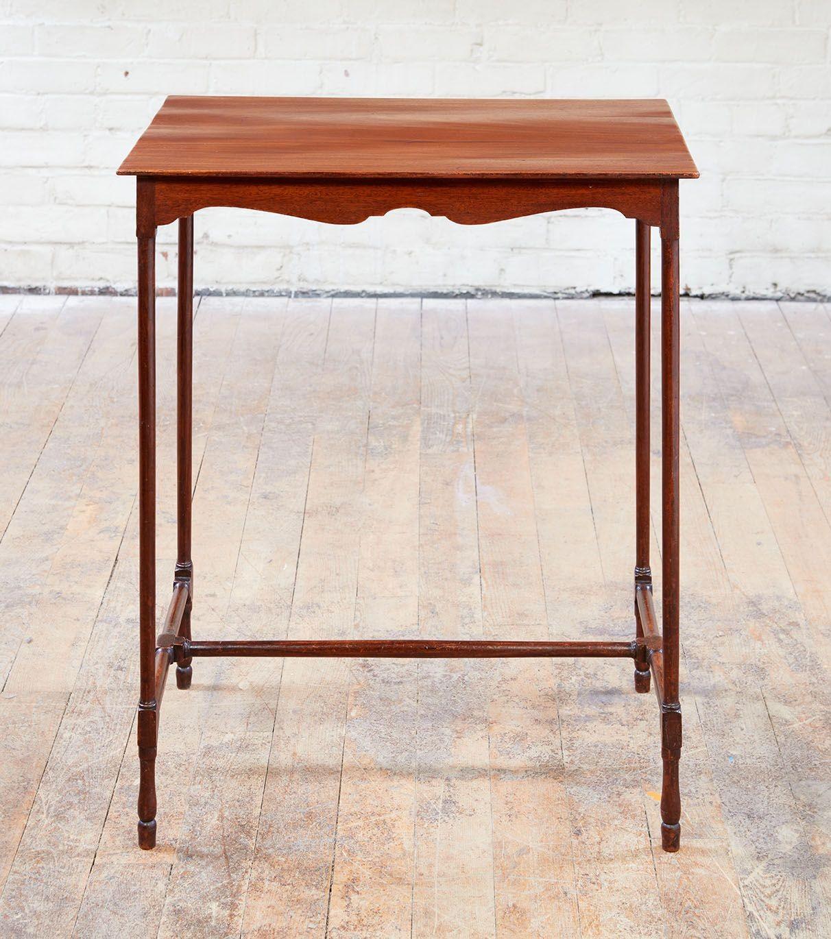 Late 18th Century H-Stretcher Spider Leg Table For Sale