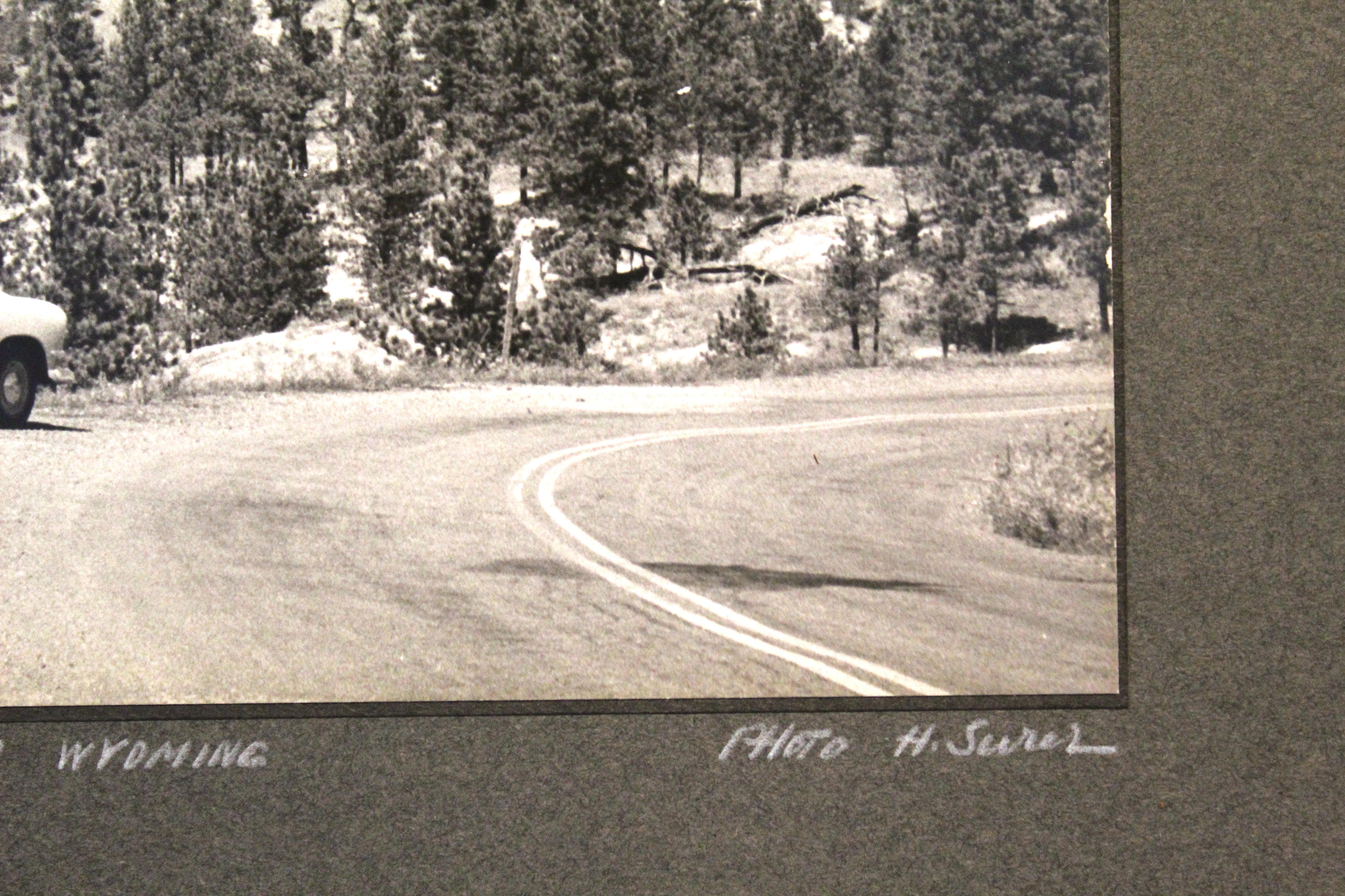 H. Surer, Vintage Black and White Photo, 0/11 Devils Tower NM Wyoming For Sale 1