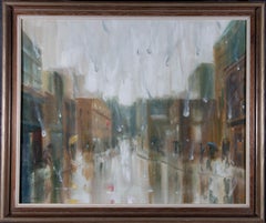 H. Thompson - Contemporary Oil, Rainy Day