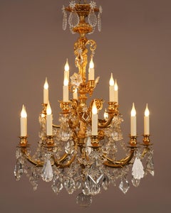 H. Vian, Chandelier "with Butterflies", France, Circa 1890