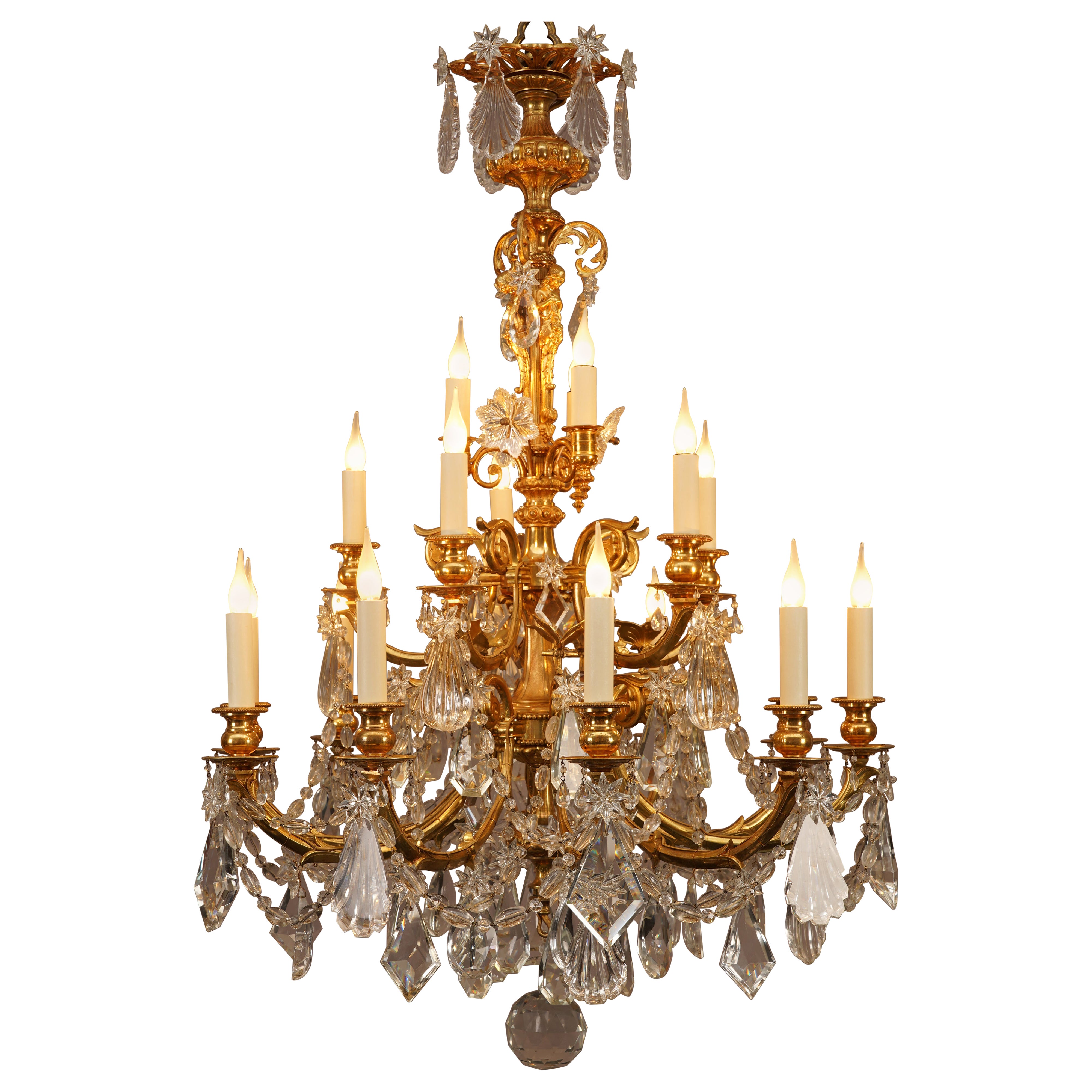 H. Viane, Lustre "aux papillons", France, Circa 1890 en vente