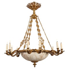 H. Vian, Elegant Chandelier, France, circa 1880