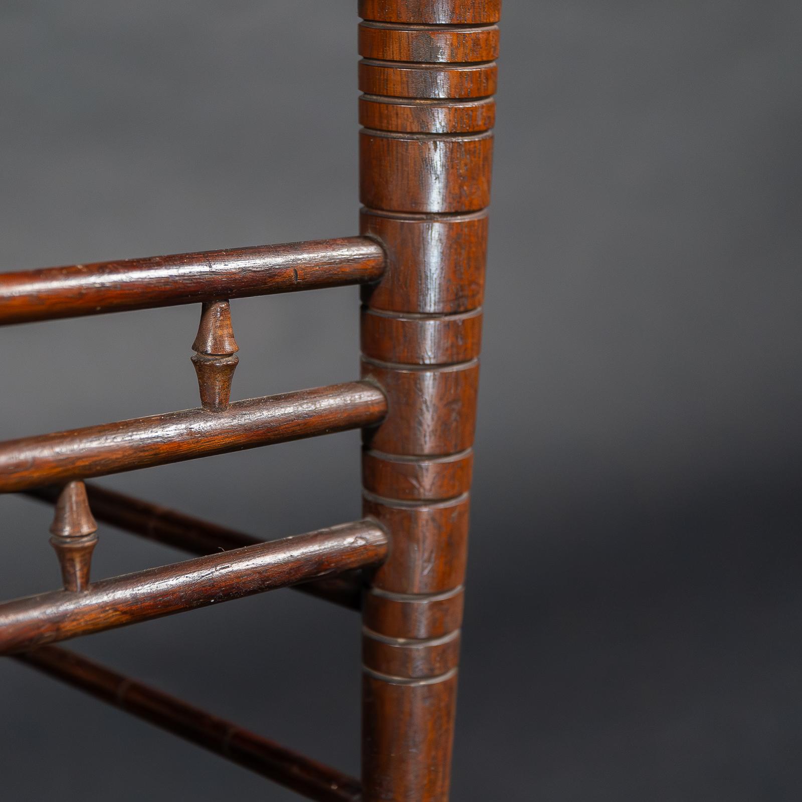 H. W. Batley for Collinson & Lock. A Fine Pair of Aesthetic Movement Side Chairs For Sale 8