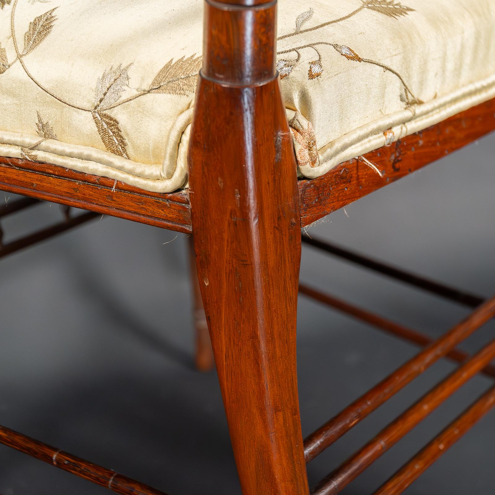 H. W. Batley for Collinson & Lock. A Fine Pair of Aesthetic Movement Side Chairs For Sale 13