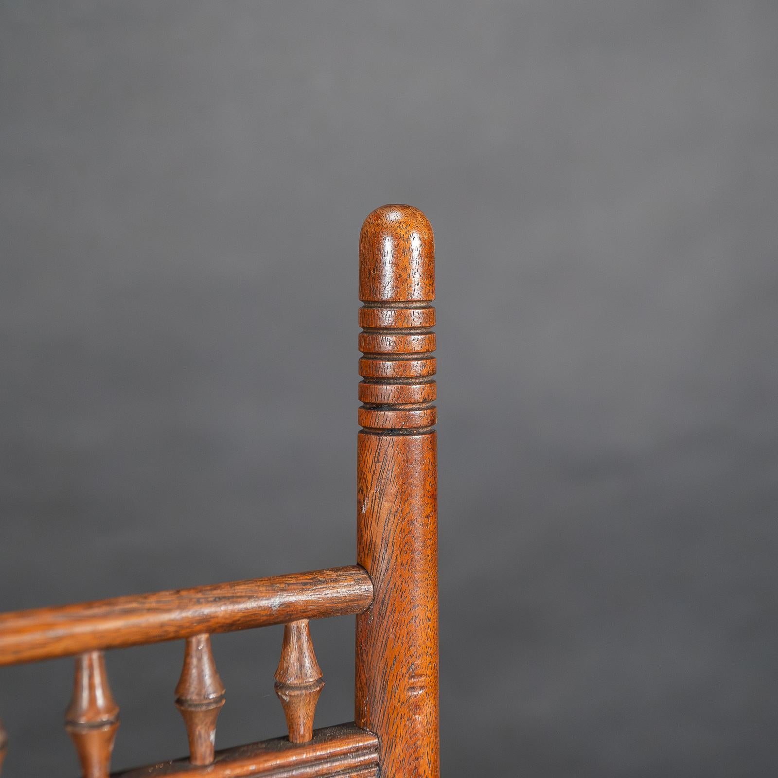 H. W. Batley for Collinson & Lock. A Fine Pair of Aesthetic Movement Side Chairs For Sale 3