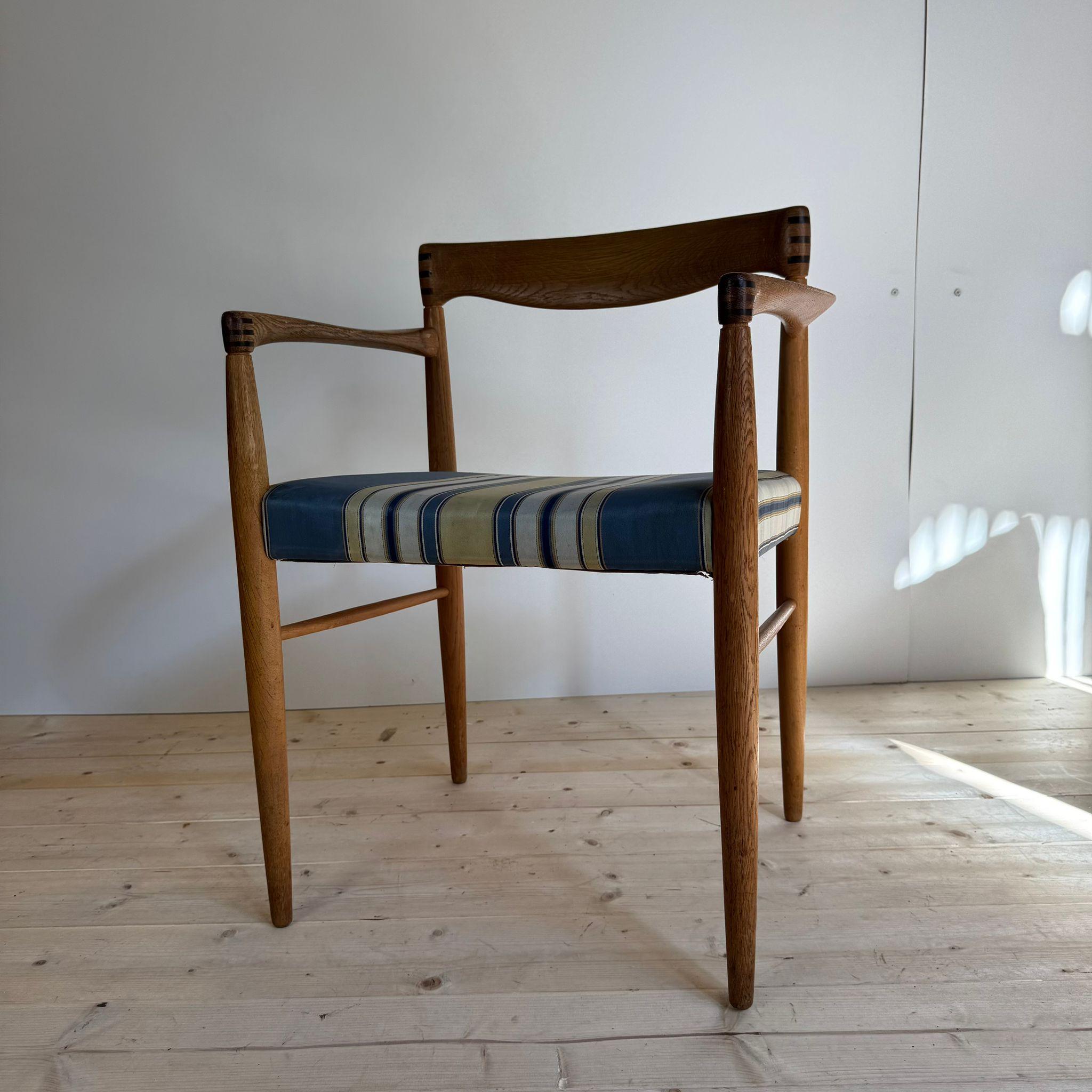H. W. Klein pour Bramin, fauteuil, Danemark, années 1960.

