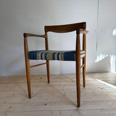 H. W. Klein para Bramin, sillón, Dinamarca, años sesenta.