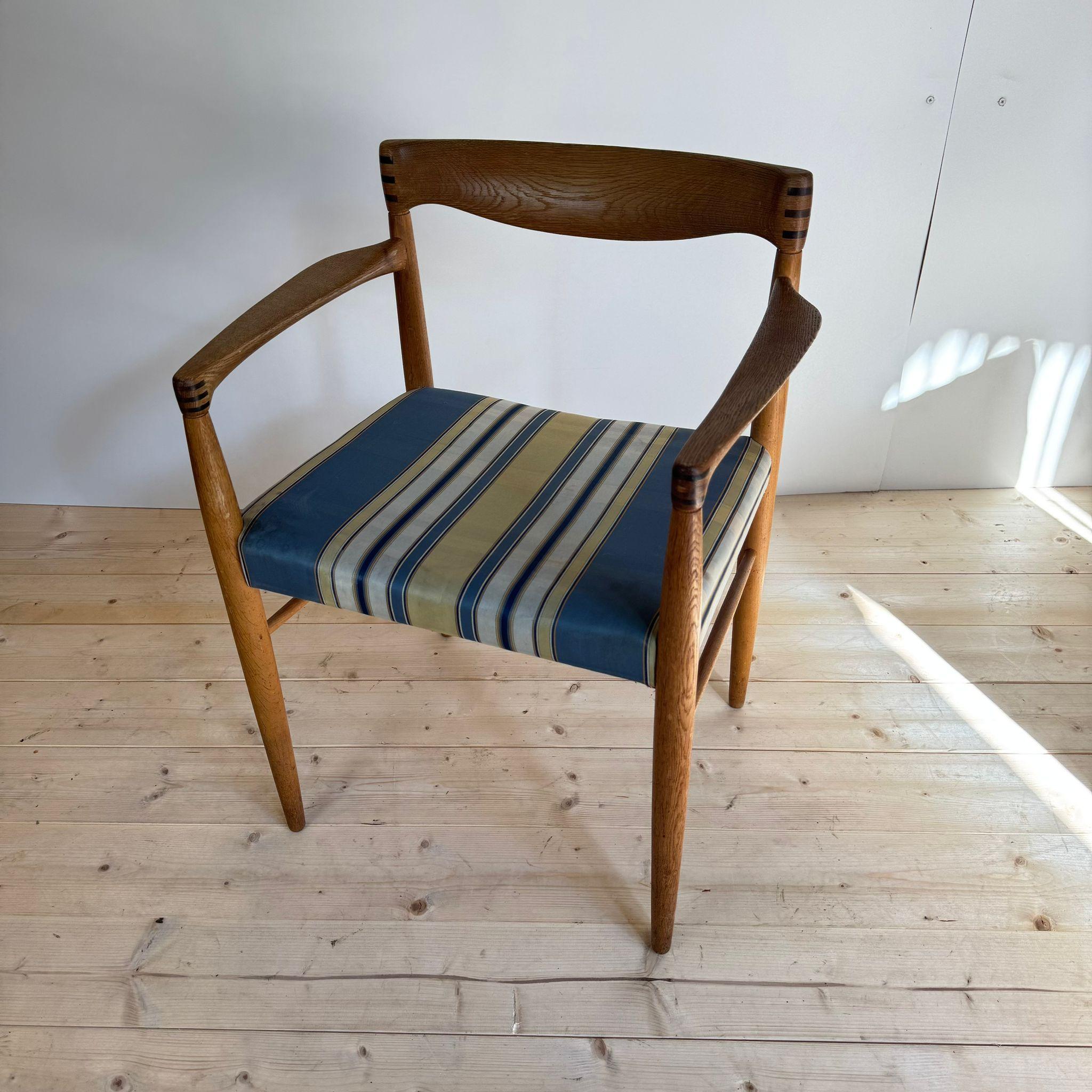 Mid-Century Modern H. W. Klein pour Bramin, fauteuil, Danemark, années 1960. en vente