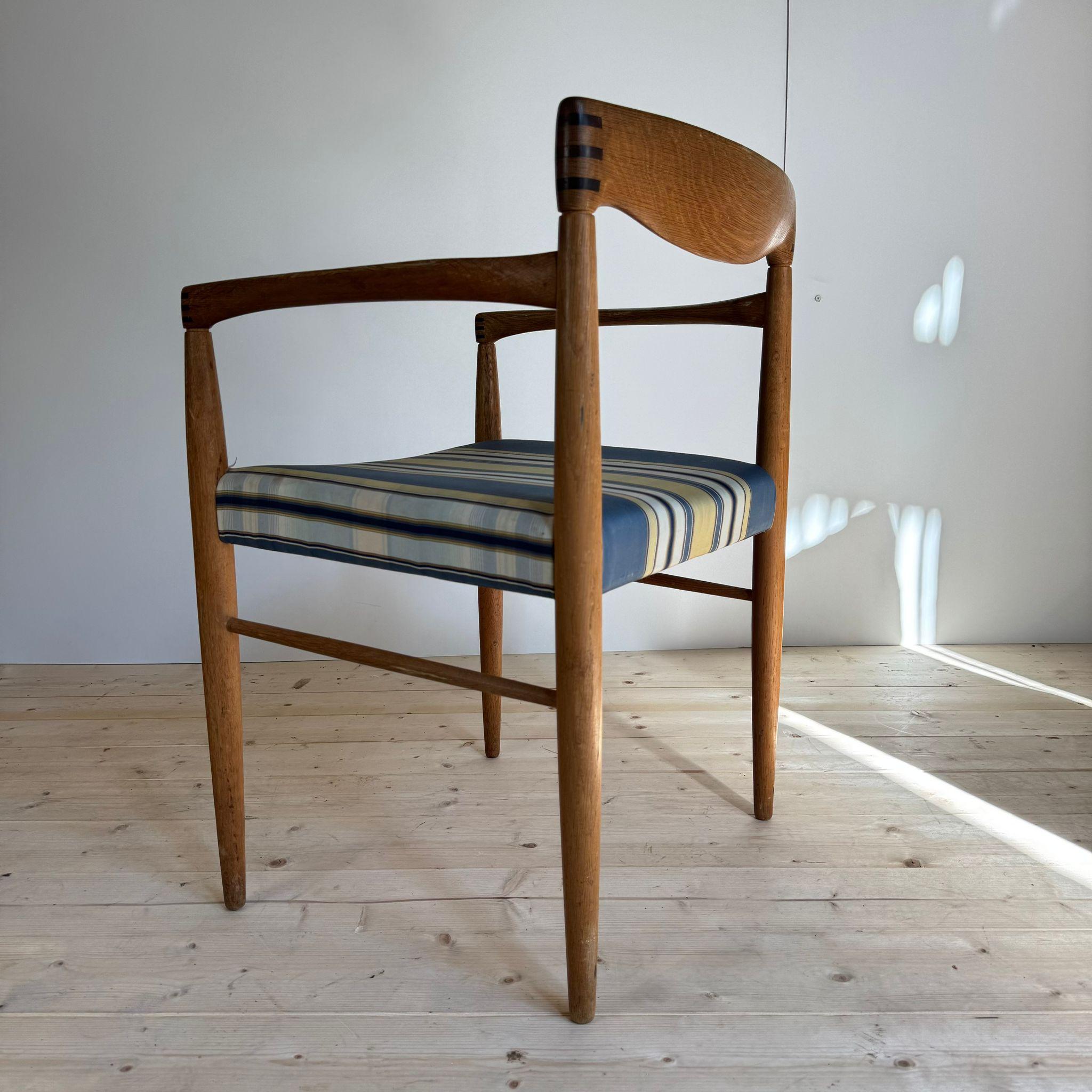 Danish H. W. Klein pour Bramin, fauteuil, Danemark, années 1960. en vente