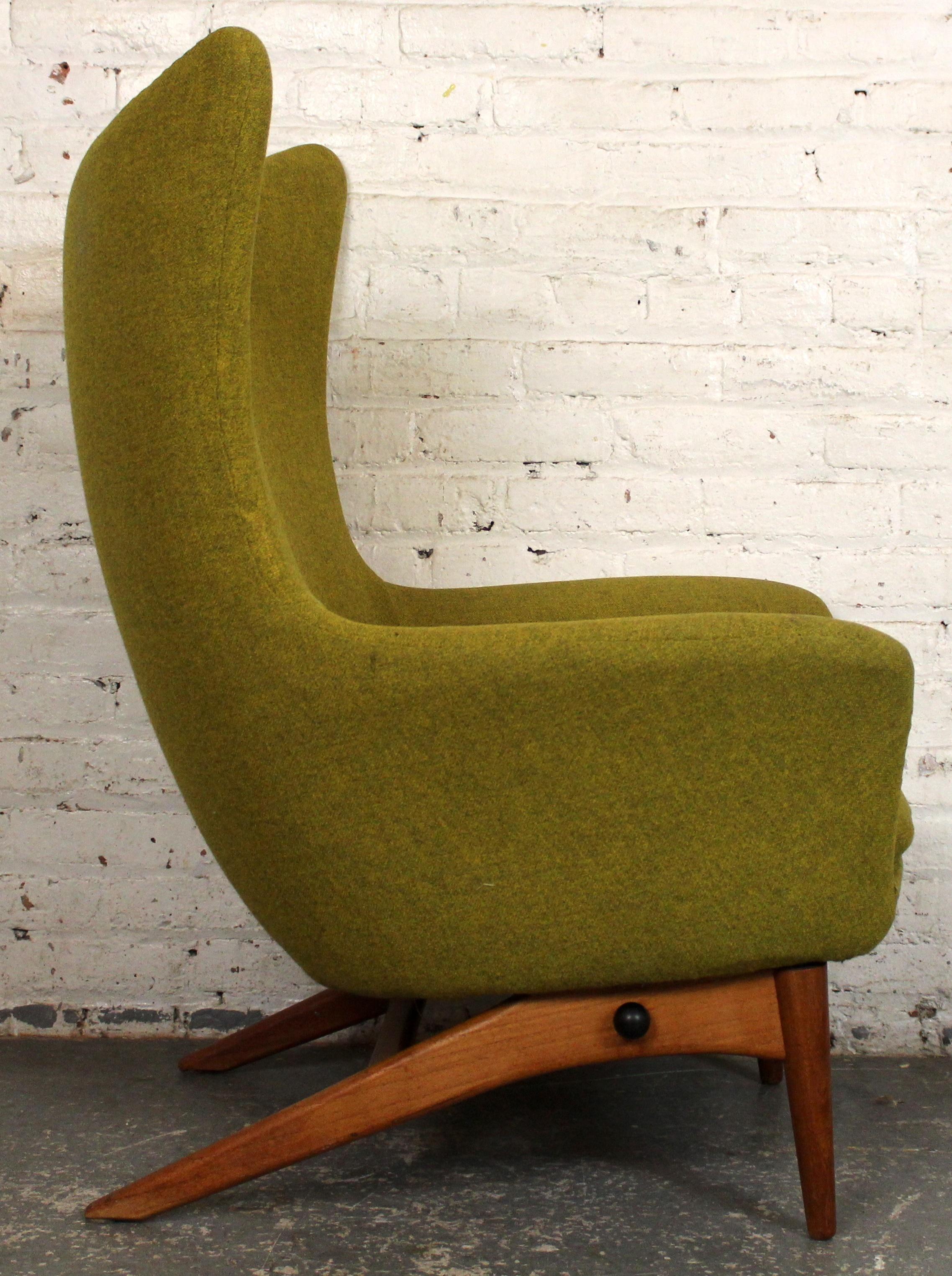 H. W. Klein for Bramin Møbler Adjustable Chair Moderno de mediados de siglo en venta