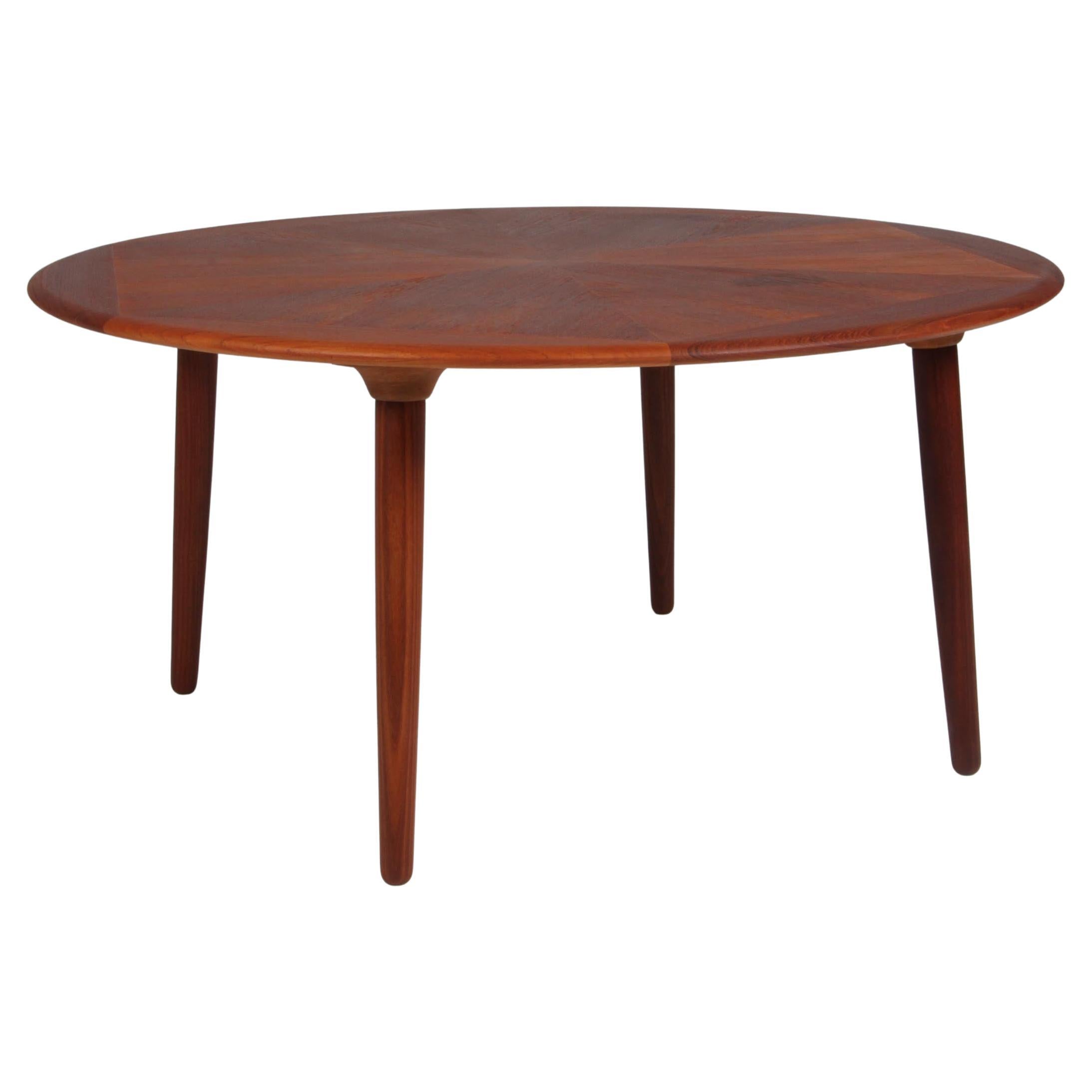 Vintage Danish Sculptural Round Teak Coffee Table at 1stDibs vintage teak coffee table