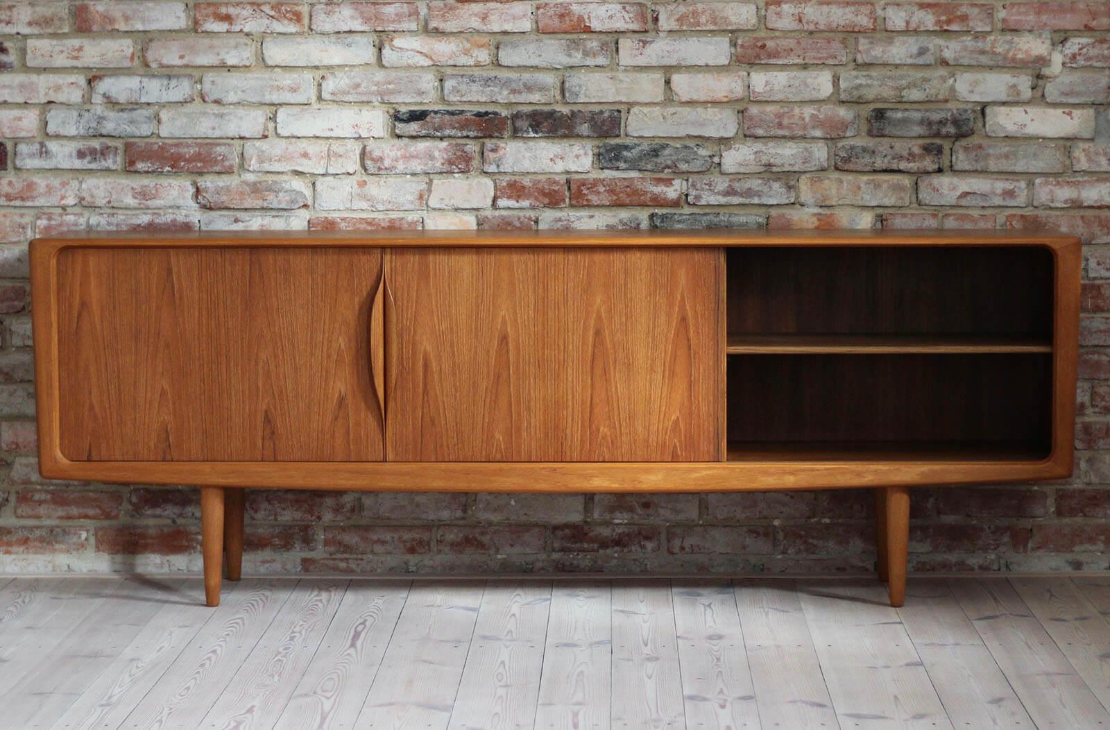 Danish H. W. Klein Sideboard for Bramin, Teak, Wood, Scandinavian Modern, 1960s