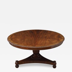 H. Walker English Regency Centre Table in Mahogany