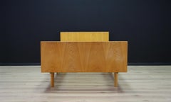 H. Wegner Brown Bed 1960s Ash Vintage Danish Design
