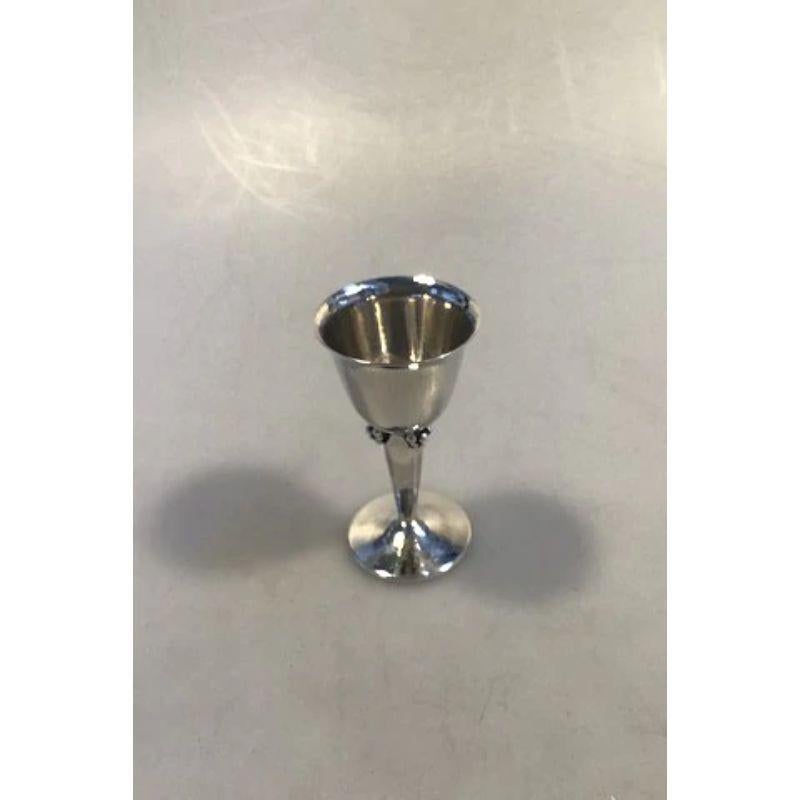 H. Wilhelm F. Jensen sterling silver drinking goblet.

Measures: H 8.5 cm(3.34 in) Weight 43 gr/1.52 oz.