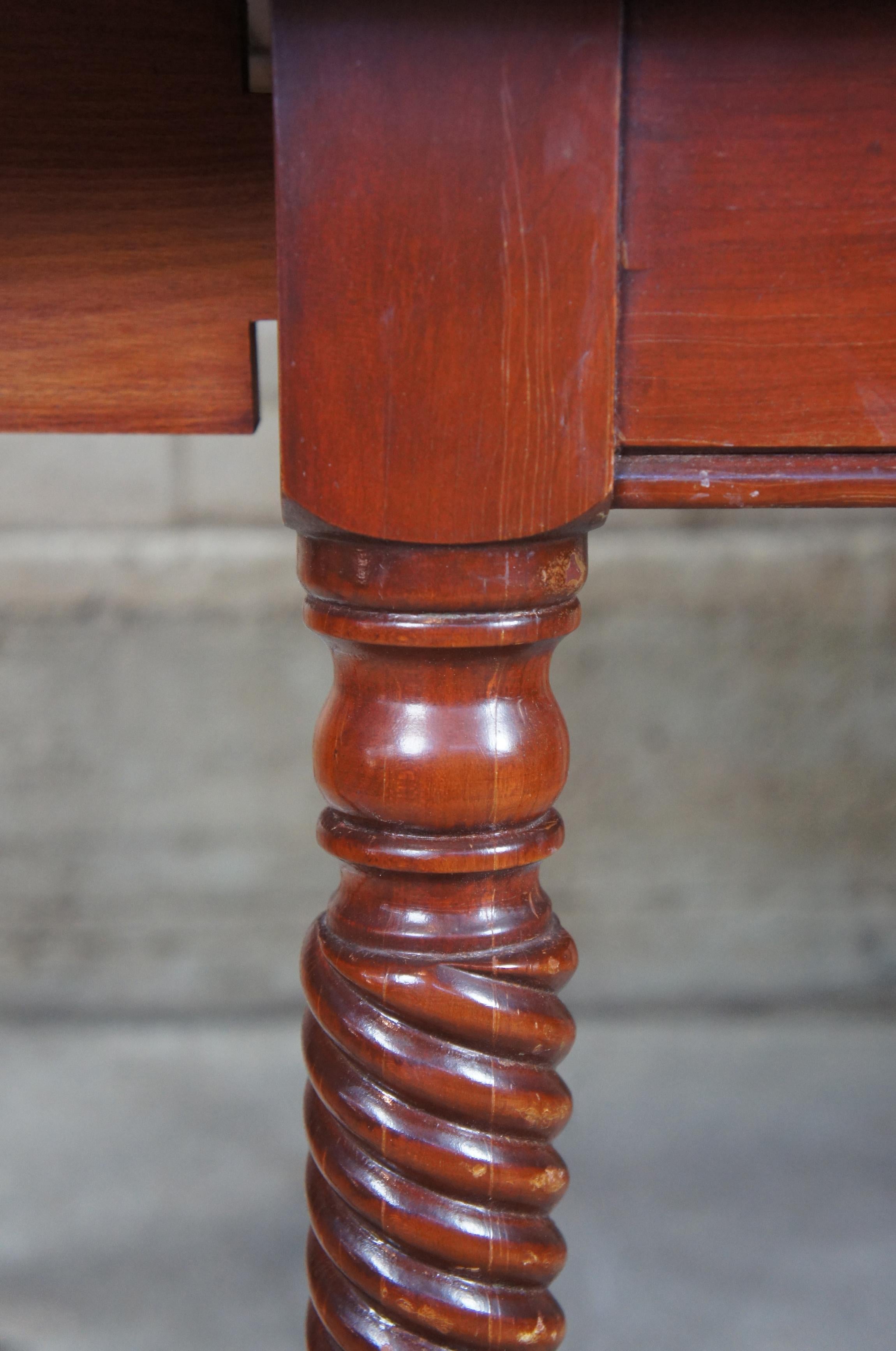 willett wildwood cherry drop leaf table