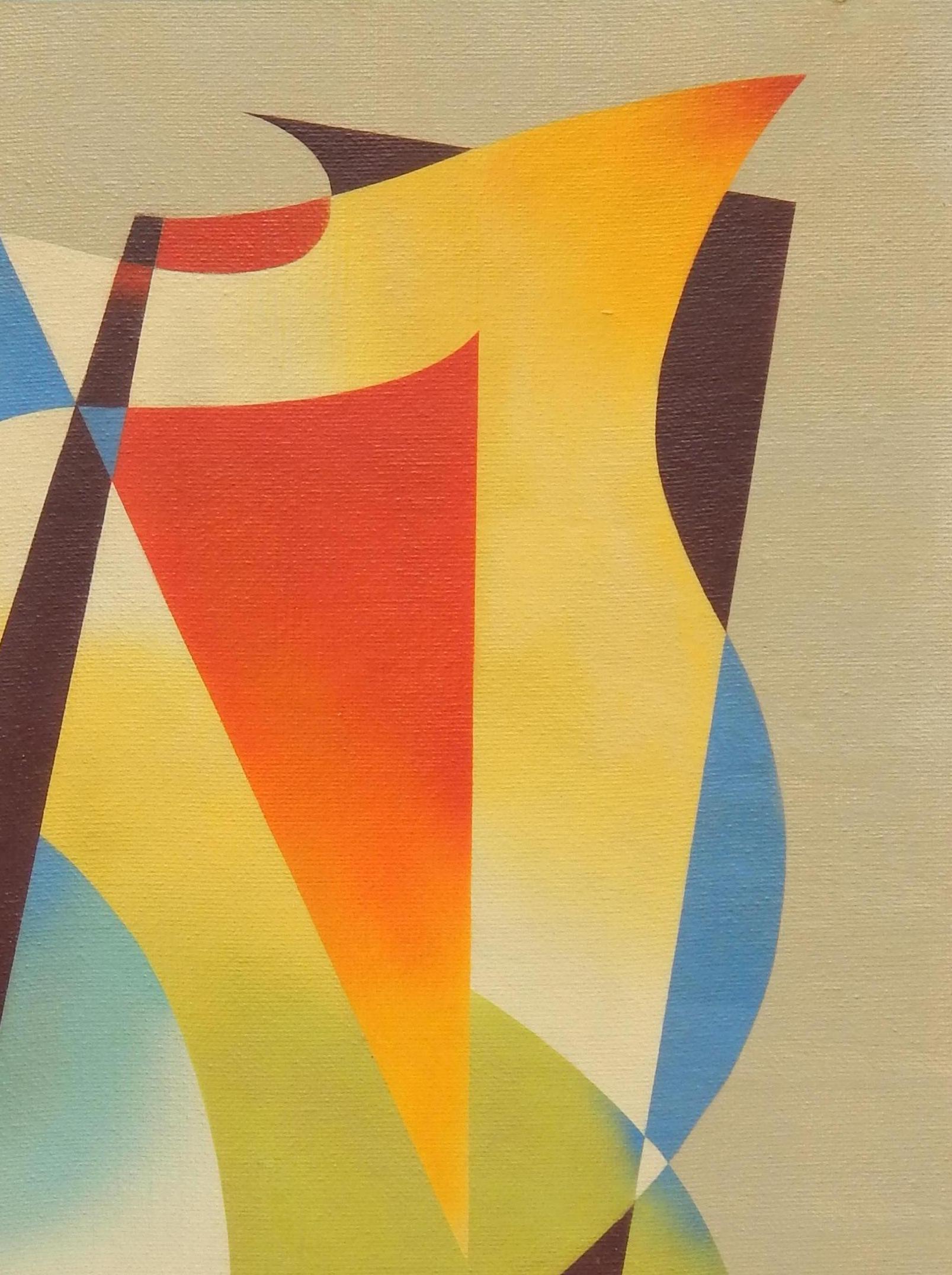 H. Smith & Smith Artista californiano Pittura astratta, anni '40-'50 circa in vendita 1