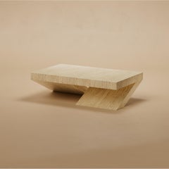 H.01 Coffee Table / Travertino Classico by Lusano