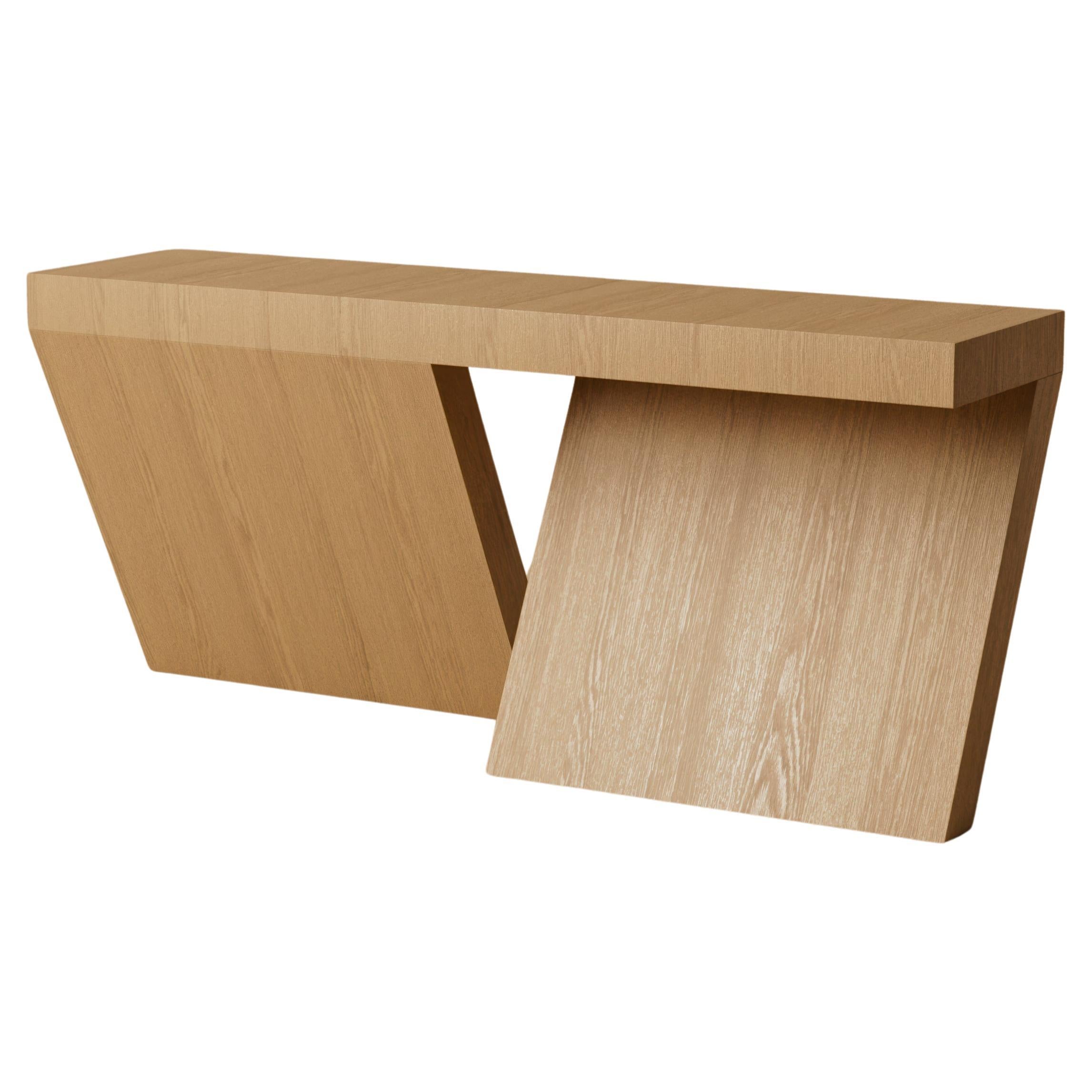 H.02 Console Table / Natural Oak by Lusano