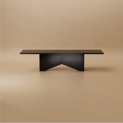 Mesa de comedor H.03 / Roble ebonizado de Lusano