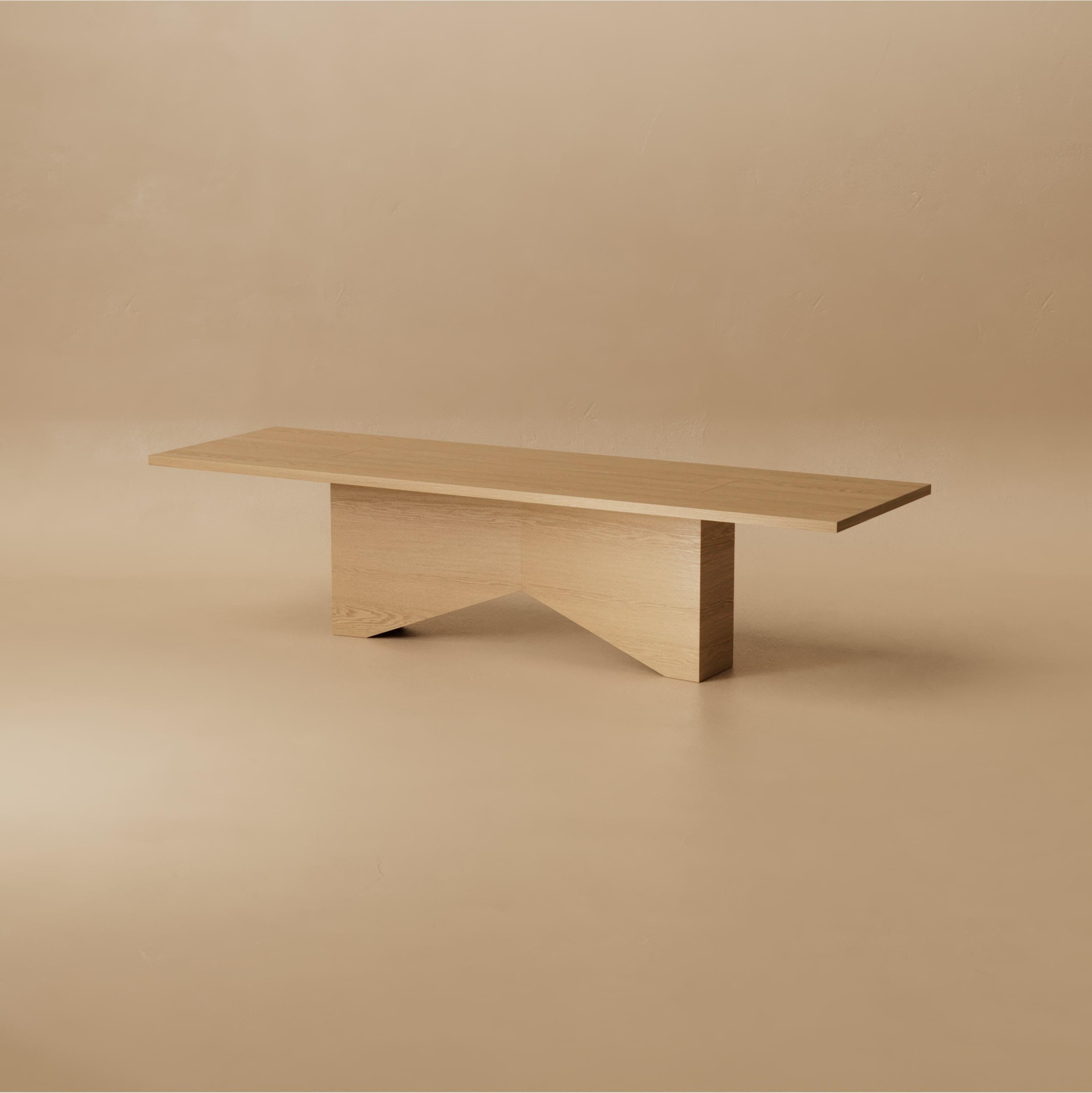 Américain H.03 Table de salle à manger / Oak Nature par Lusano en vente