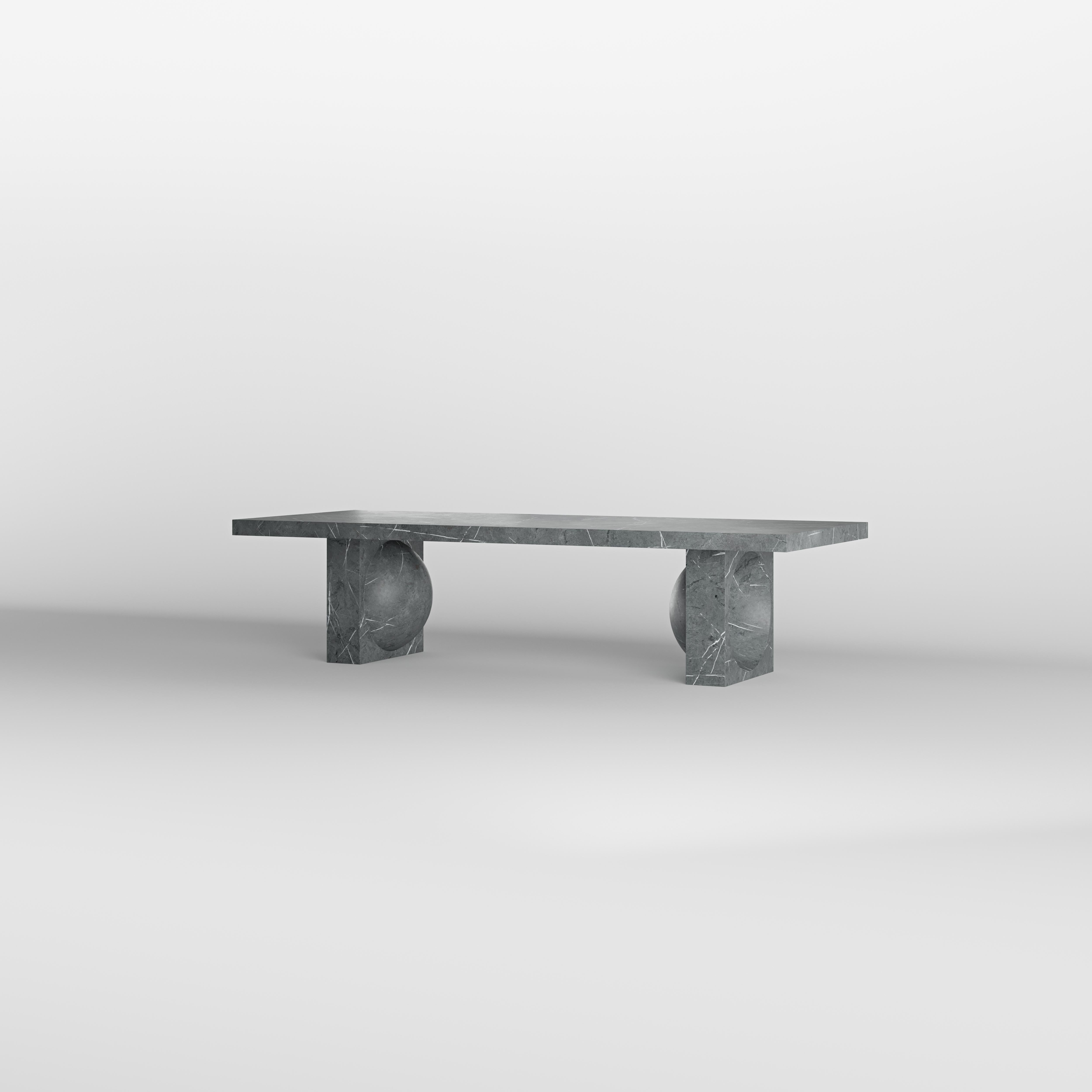 Post-Modern H2 Pietra Grey Dining Table by Studio TOOJ For Sale