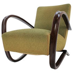 H269 Armchair by Jindrich Halabala in Original Upholstery, Up Zavody
