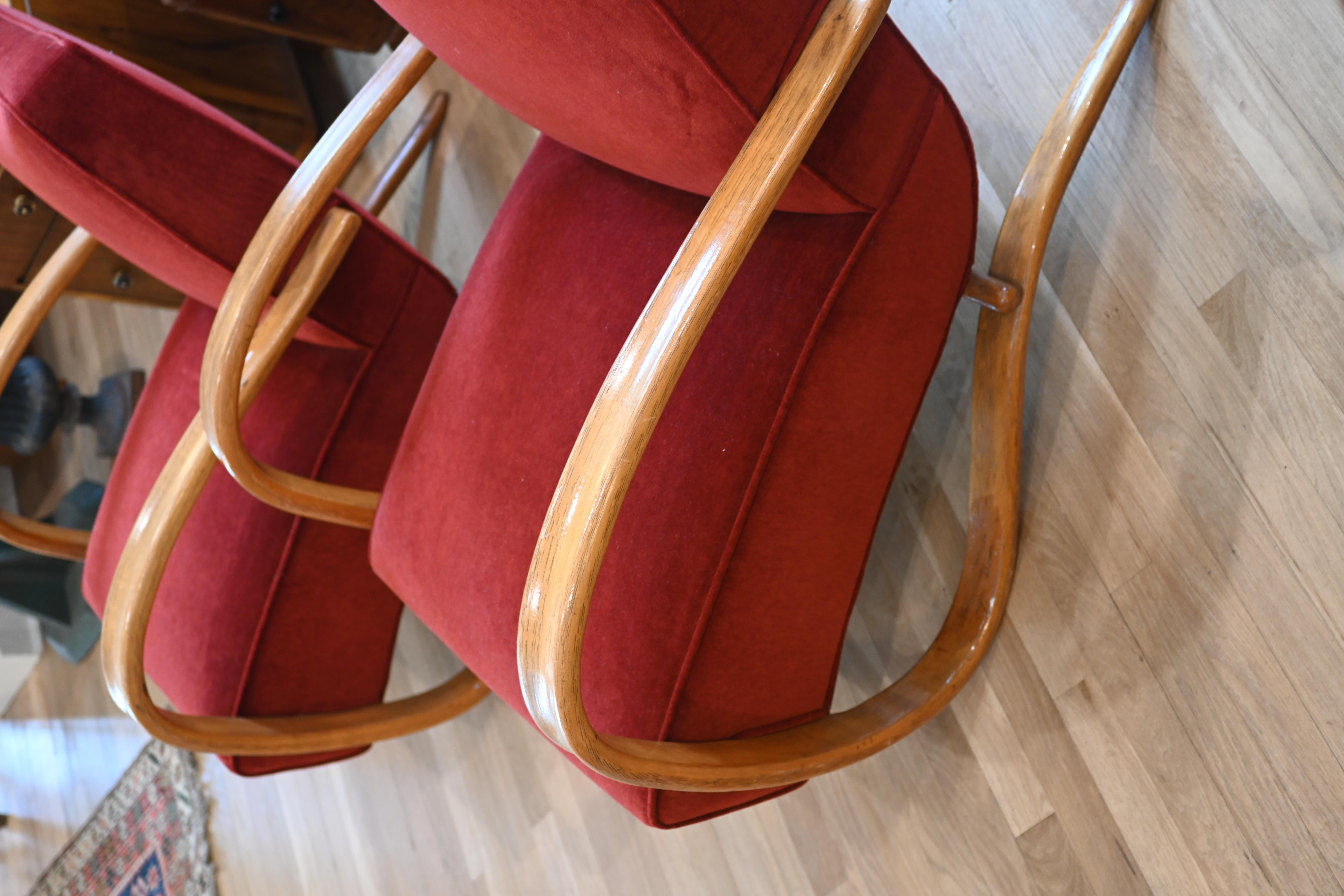 Tchèque H269 Chaises longues Halabala en vente