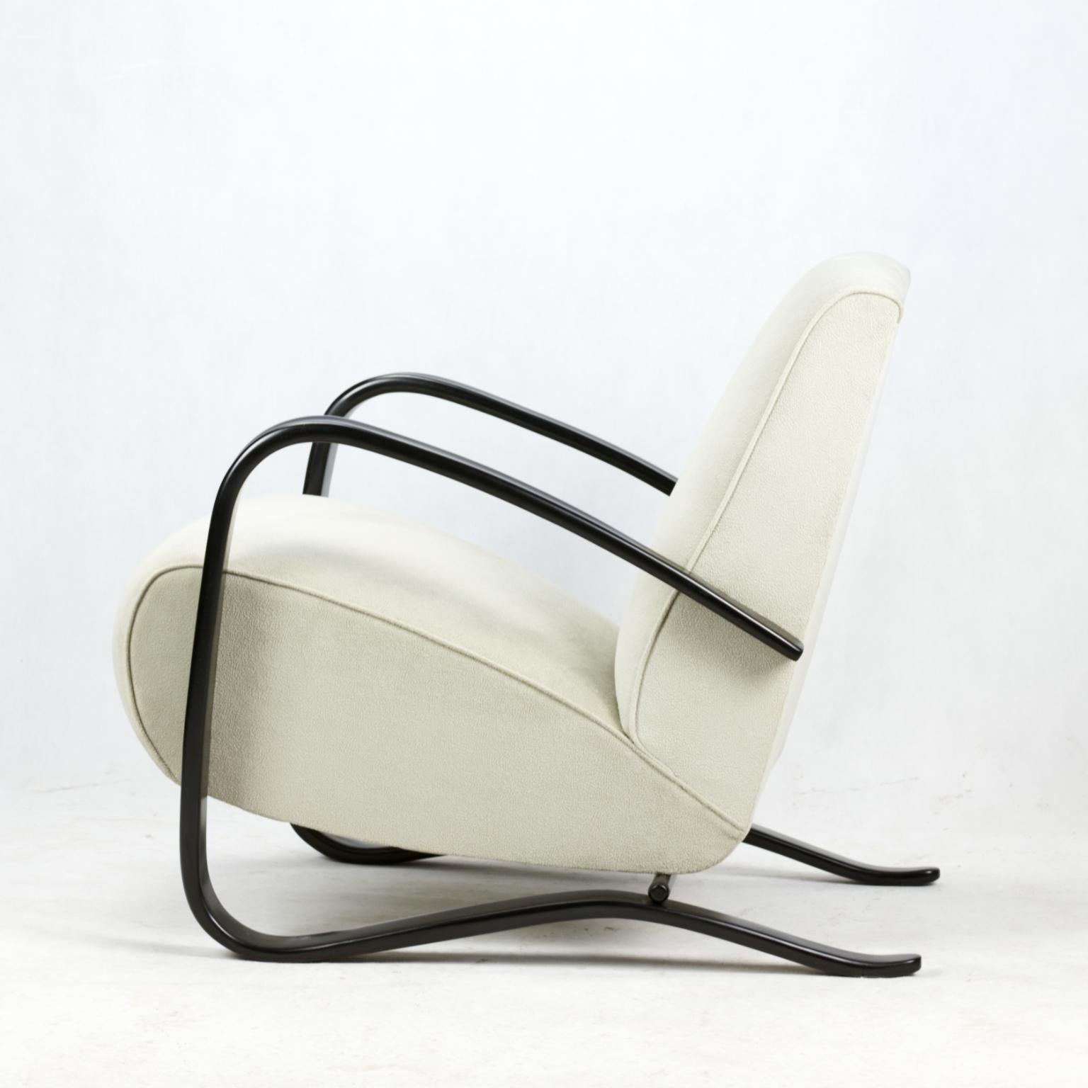 Czech H269 Lounge Chair by Jindřich Halabala for UP Závody Brno, 1930s