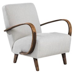 H410 Armchair by J. Halabala for Úp Závody, circa 1950