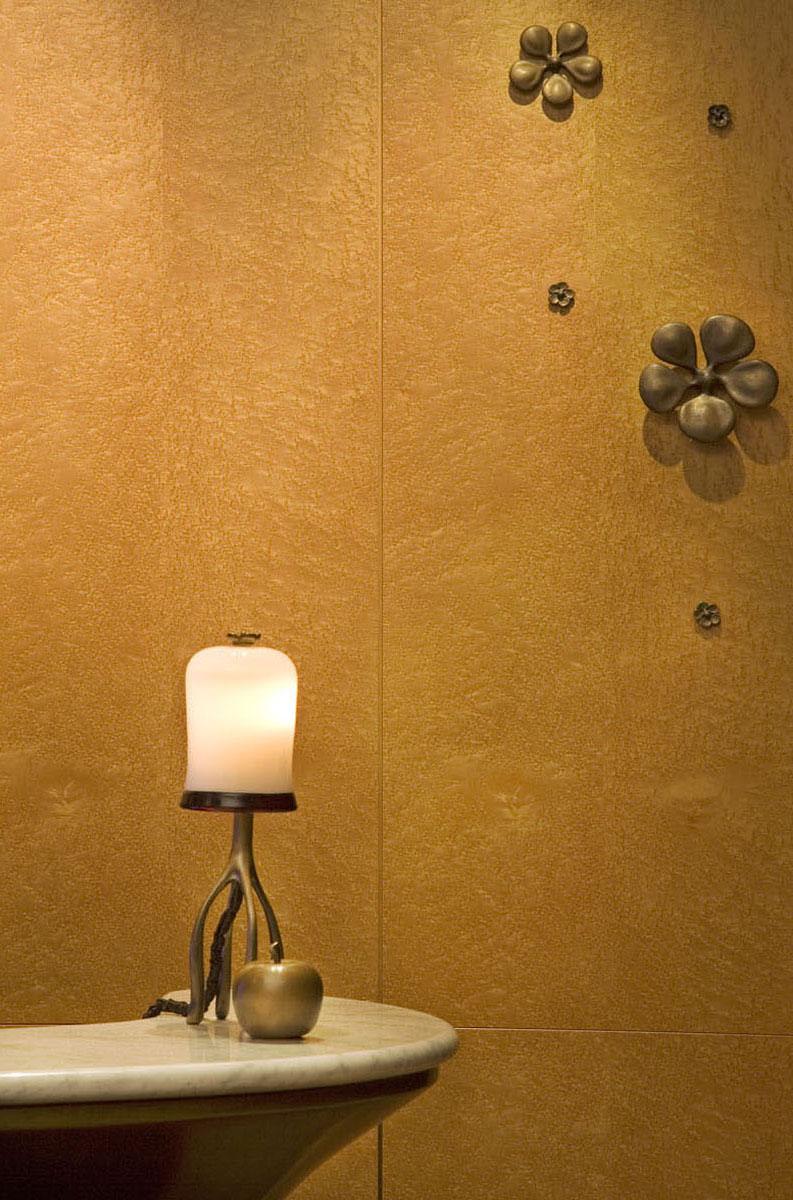 H57 Boudoir Table Lamp, Cast Bronze and Blown Glass, Jordan Mozer, USA, 2007 For Sale 5