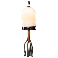 H57 Boudoir Table Lamp, Cast Bronze and Blown Glass, Jordan Mozer, USA, 2007