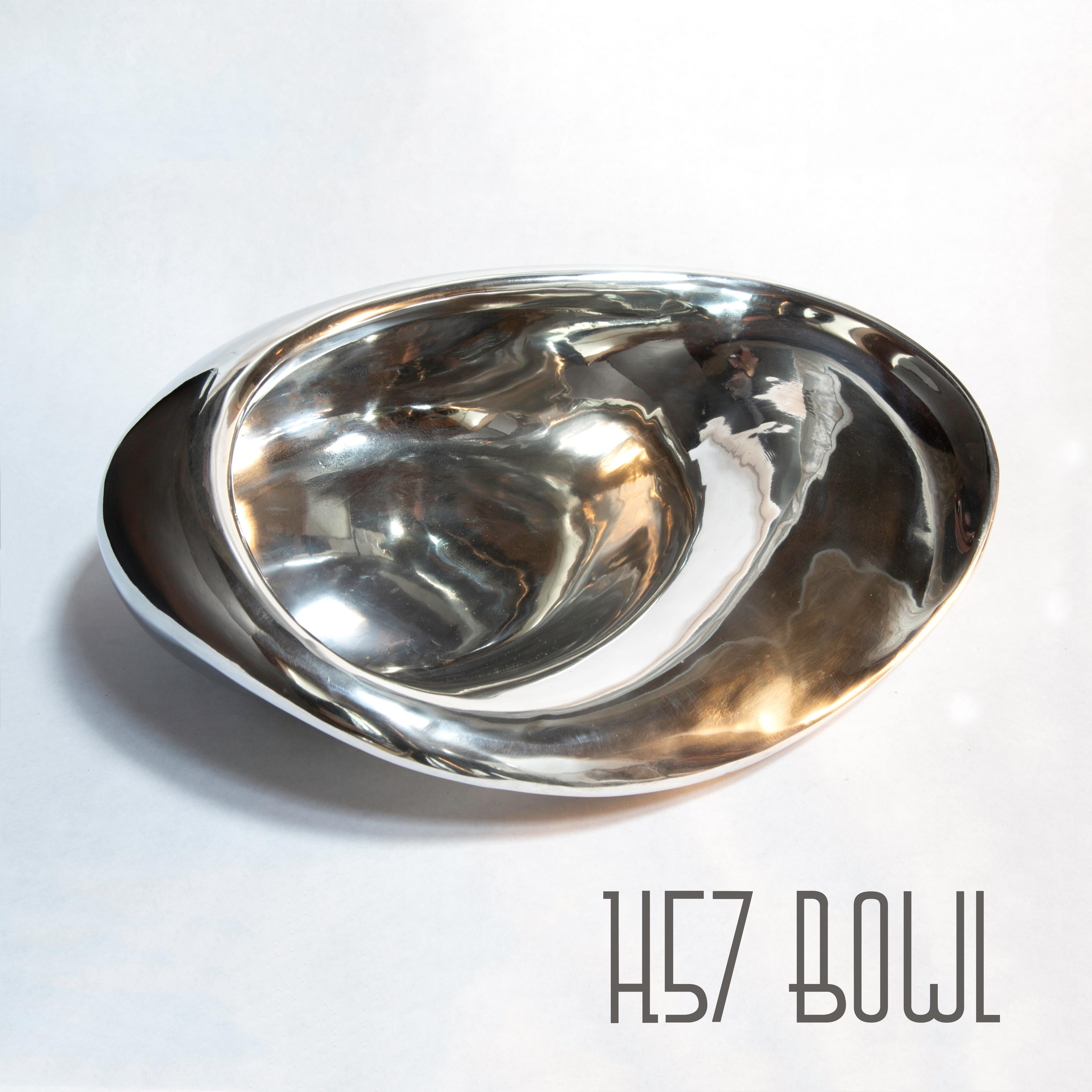 H57 Bowl or Vase in Polished Recycled Cast Red Bronze, by Jordan Mozer, USA 2007 For Sale 6