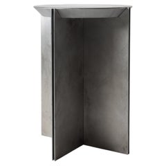 H6 Hand Decorated Metal & Aluminium Side Table by Studio Nyx