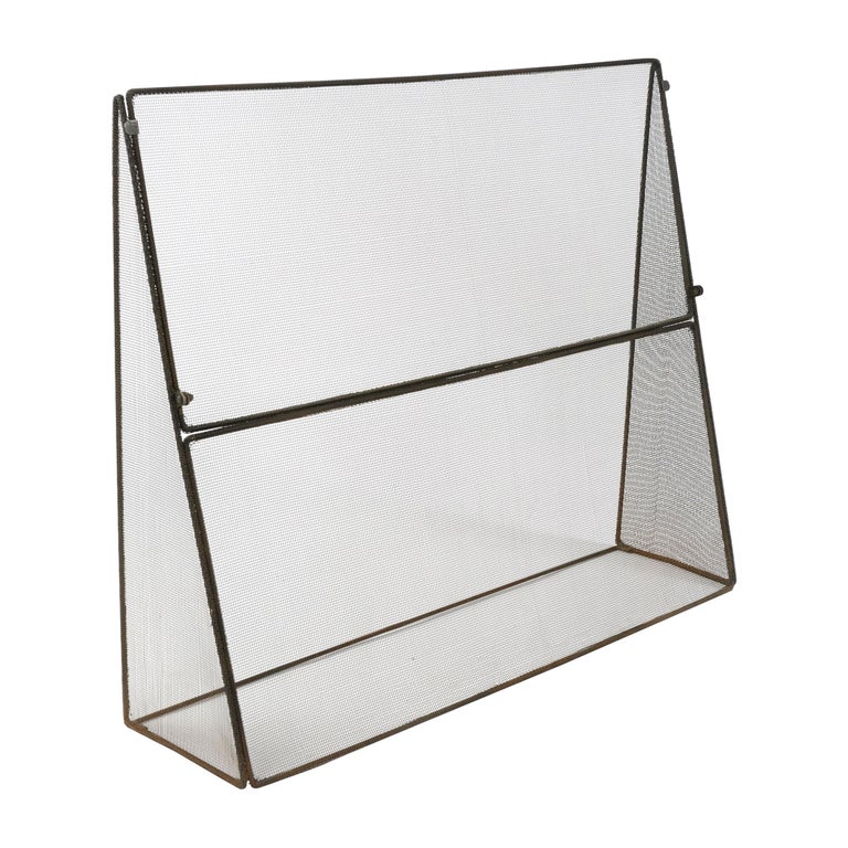 'H612' Hinged Fire Screen by George Nelson at 1stDibs