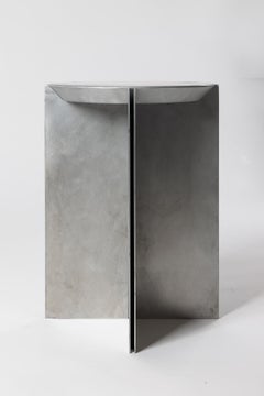 H8 Hand Decorated Metal & Aluminium Side Table by Studio Nyx