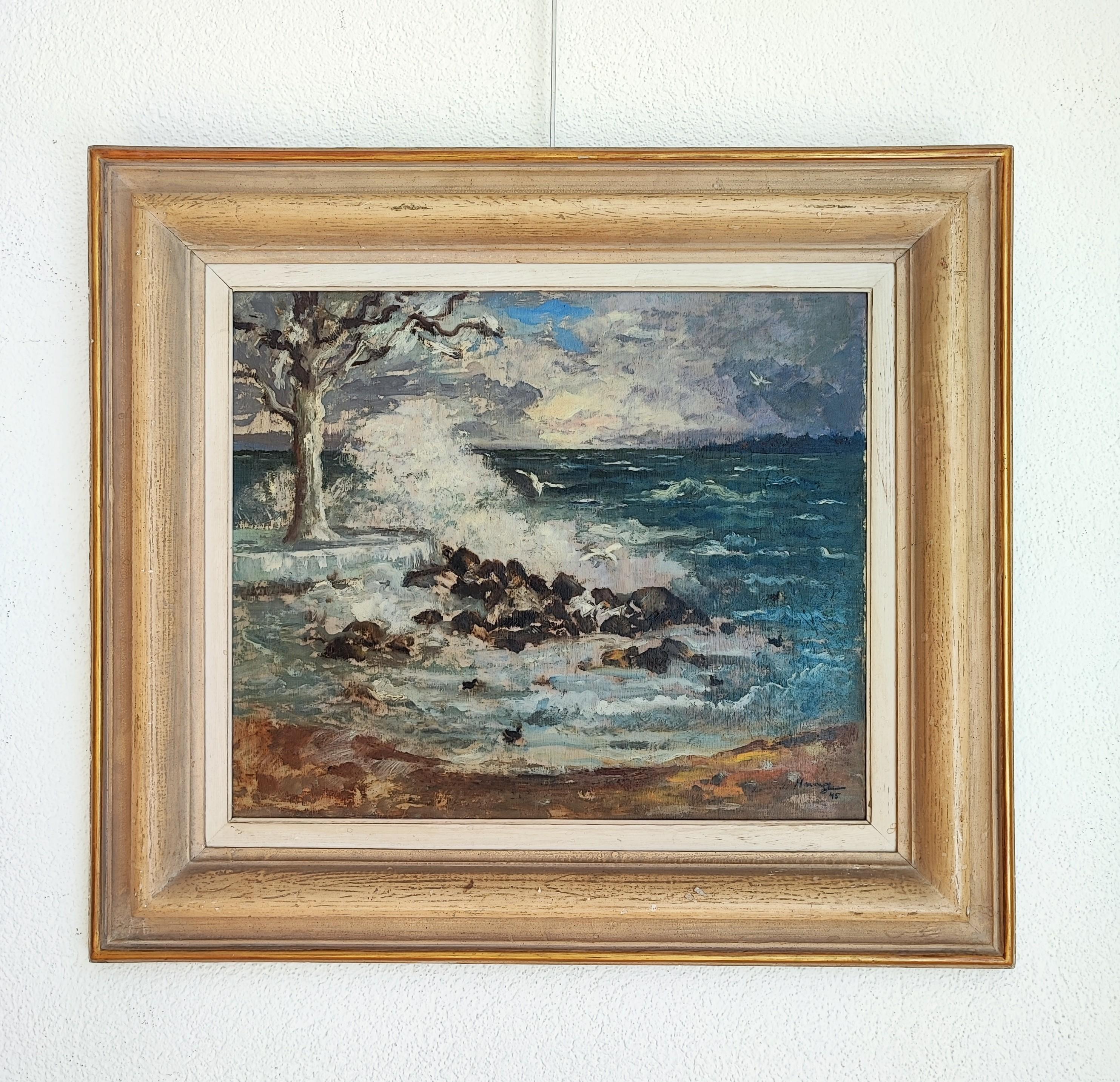 Wind on the lake - Painting by Haag