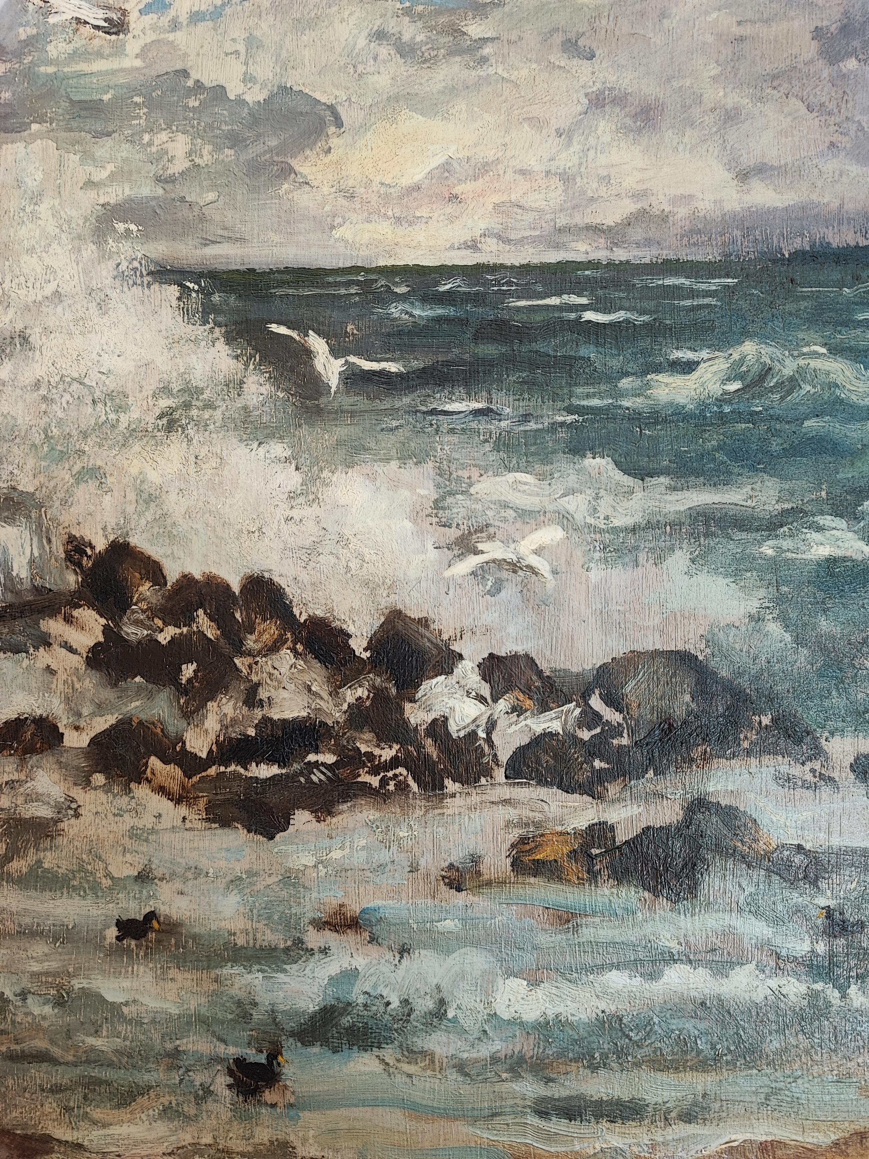 Work on canvas
Wooden frame
69 x 77.5 x 5.5 cm