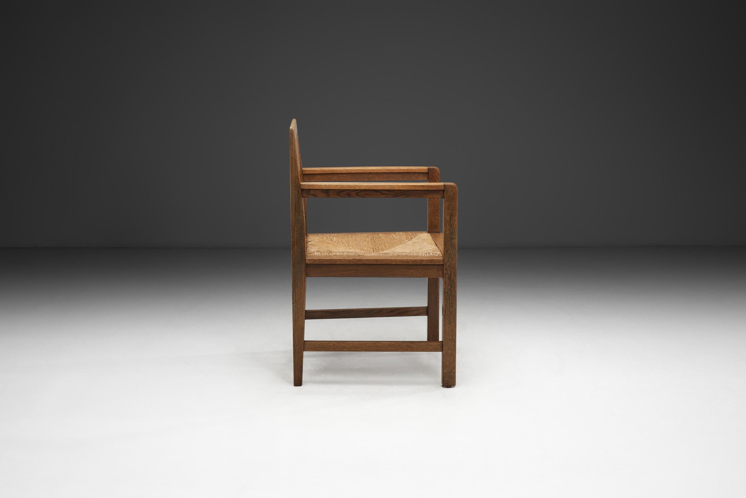 Néerlandais Fauteuil de l'école Haagse, Pays-Bas Première moitié du 20e siècle en vente