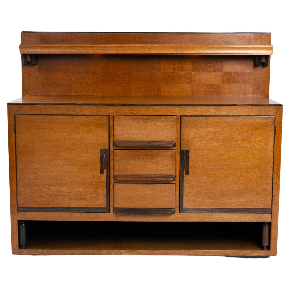 Armoire de buffet de l'école Haagse d'Anton Lucas, années 1930